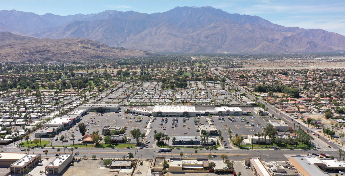 Cathedral City aerial
